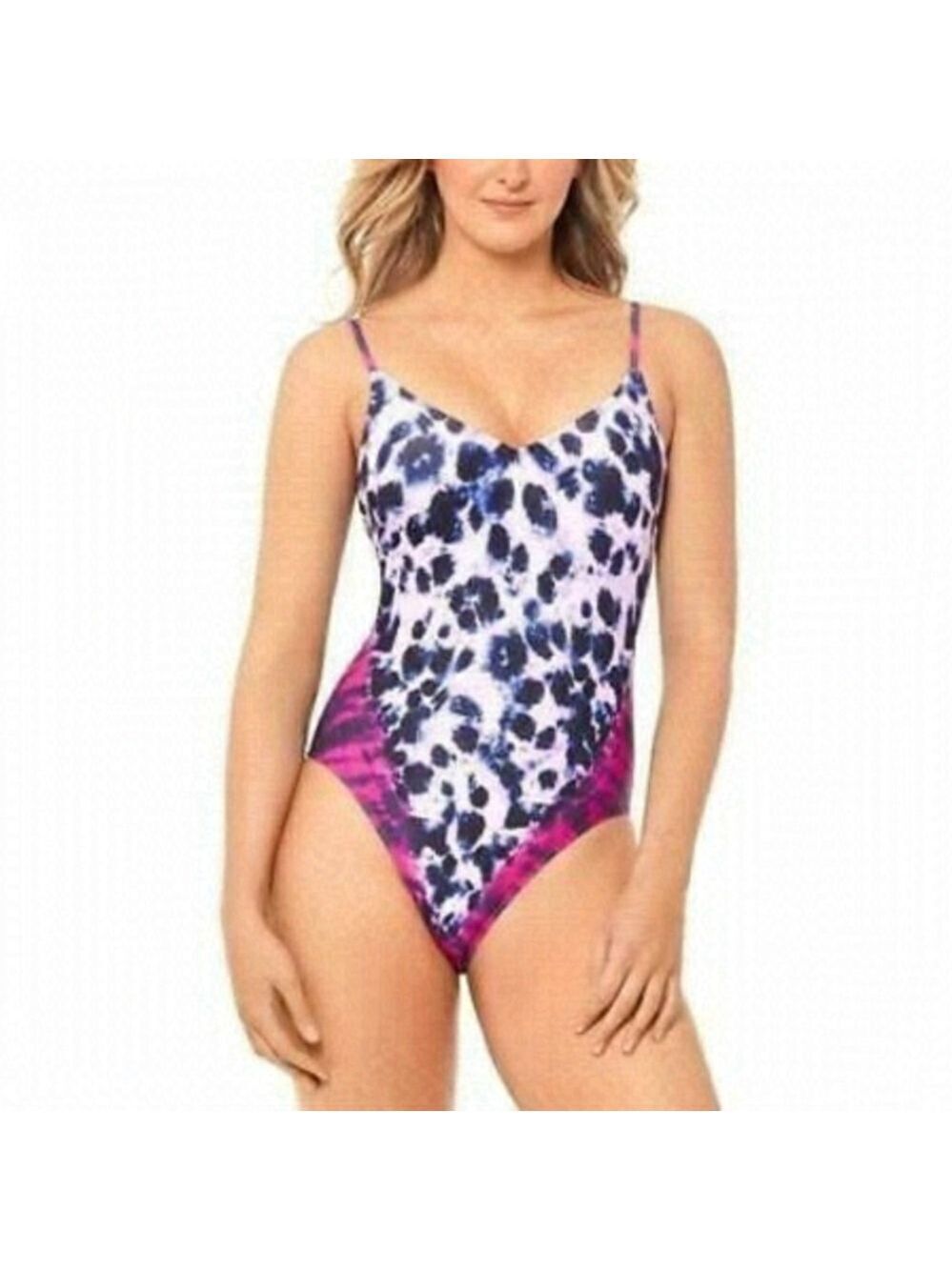 Nwt Salt + Cove Leopard Tie Dye One Piece Swimsuit - size M